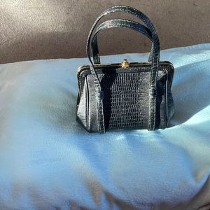 Exceptional Condition ⭐️Made🇺🇸VTG Saks Alligator Lizard mini bag
